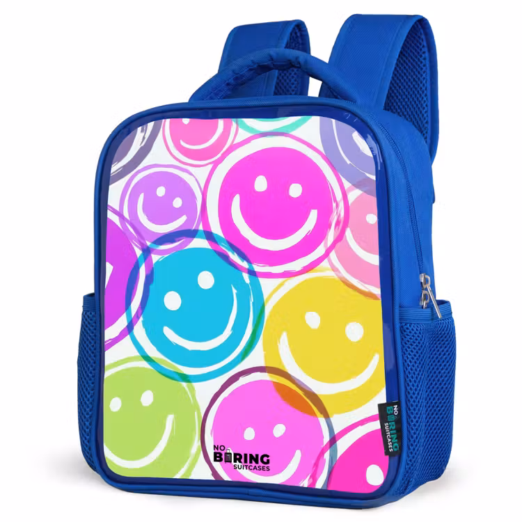 Kids backpack - Blue - Colorful explosion of smiles — 7