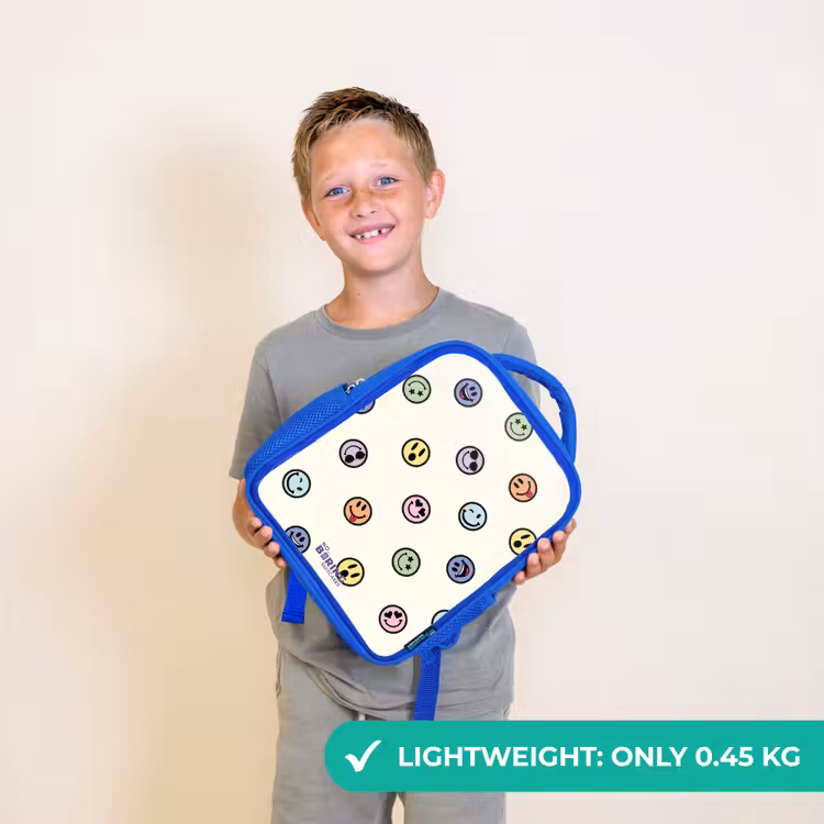 Kids backpack - Blue - Playful smiley mix — 3