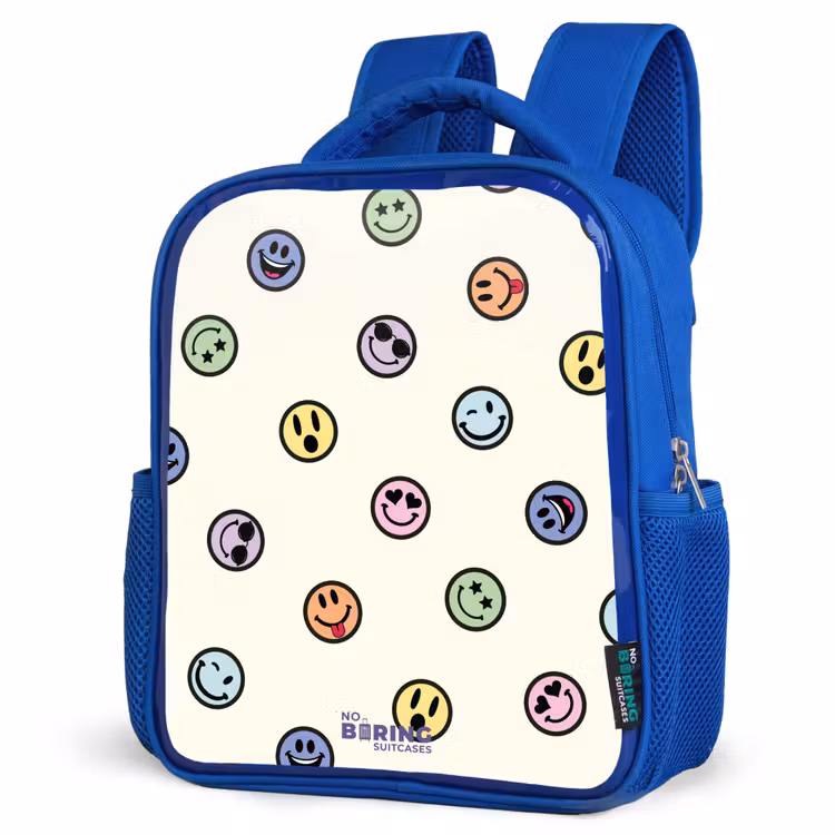 Kids backpack - Blue - Playful smiley mix — 7