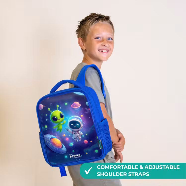 Kids backpack - Blue - Merry Meeting in Space — 4