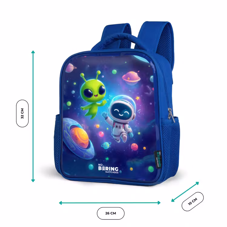 Kids backpack - Blue - Merry Meeting in Space — 6