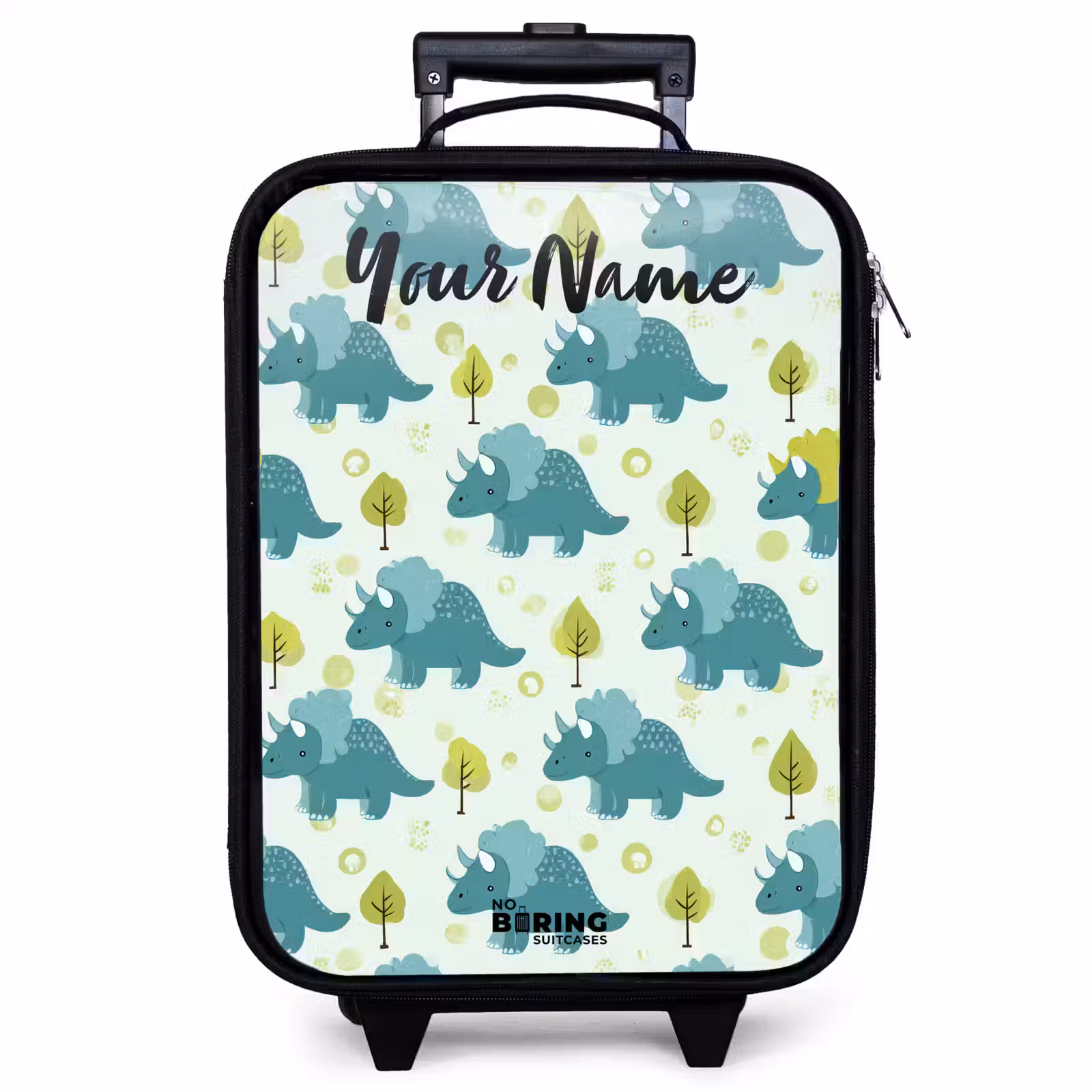 Children's suitcase with name - Dinos - Pattern - Nature — 1
