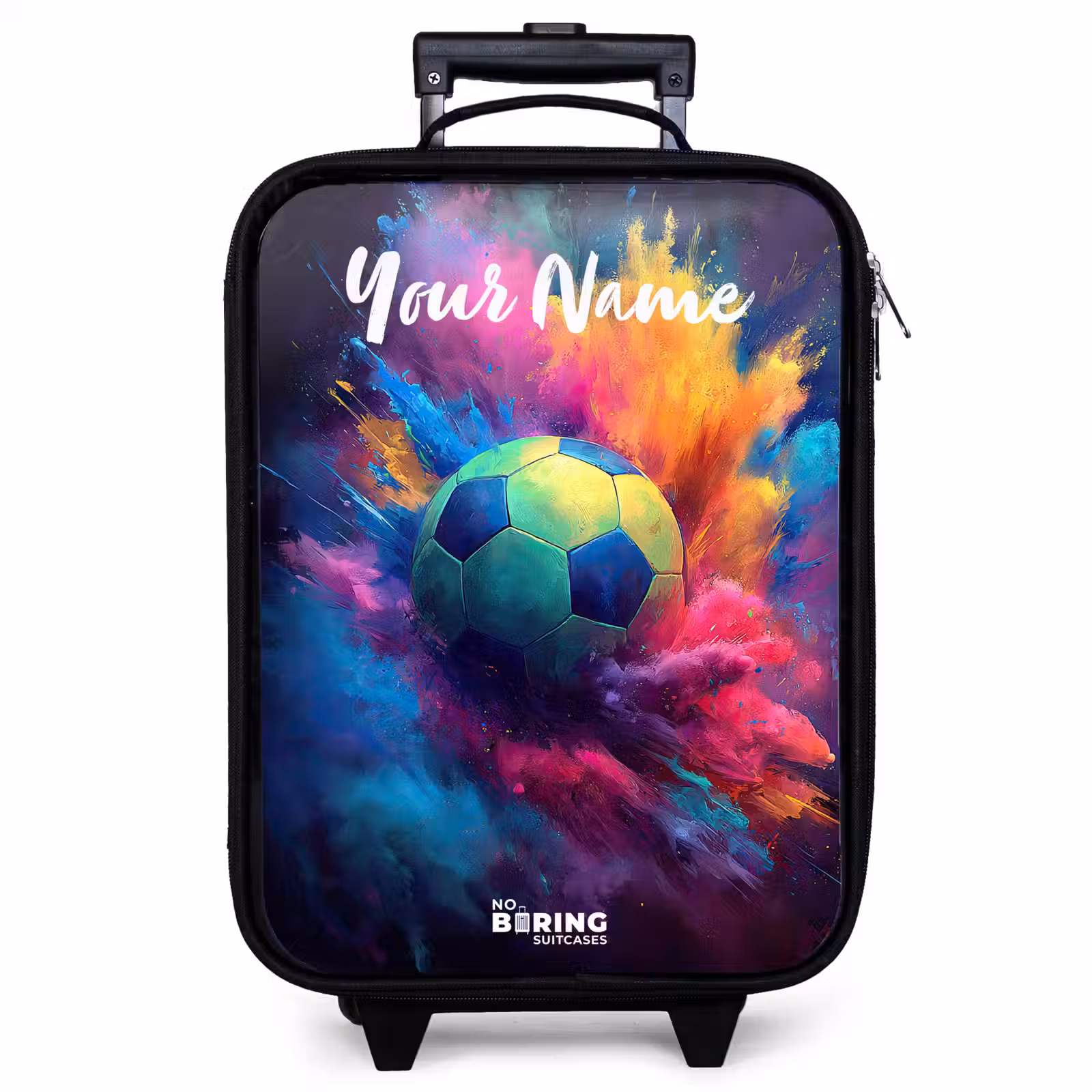 Children's suitcase with name - Neon - Ball - Colorful — 1