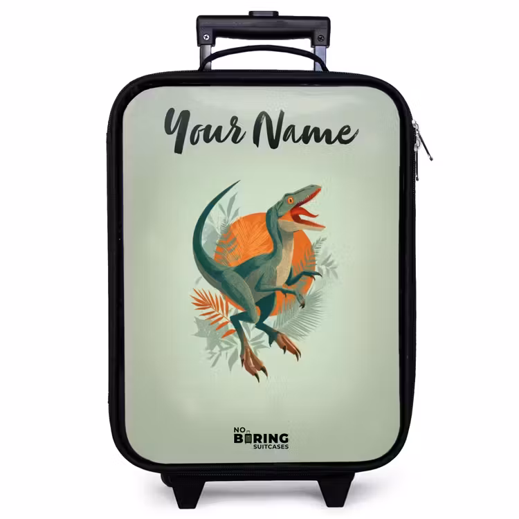 Children's suitcase with name - Animal - Dino - Nature — 1