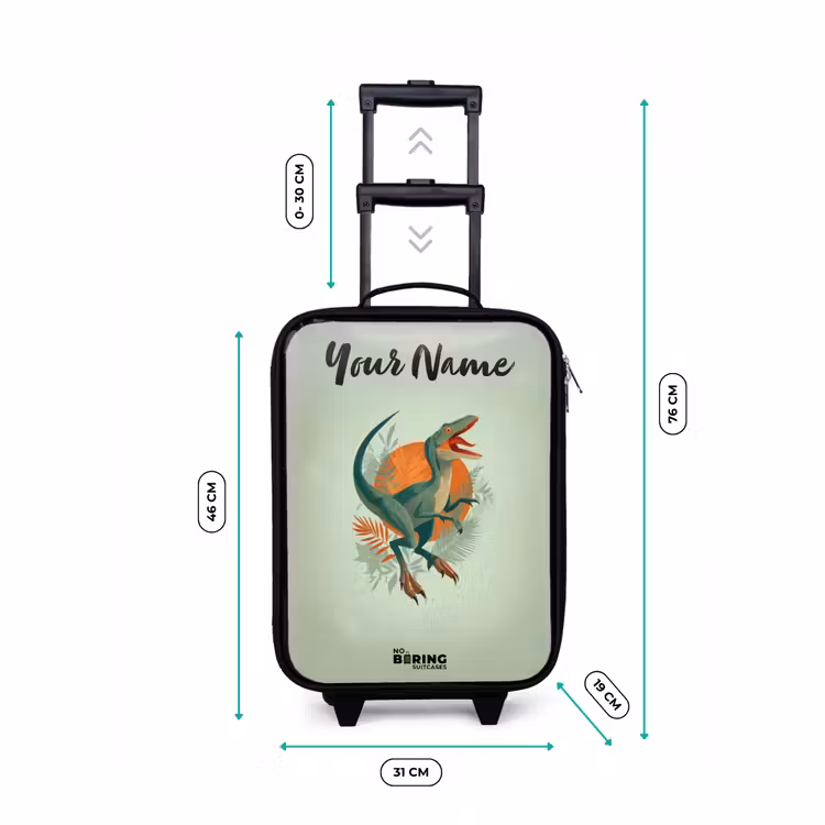 Children's suitcase with name - Animal - Dino - Nature — 3