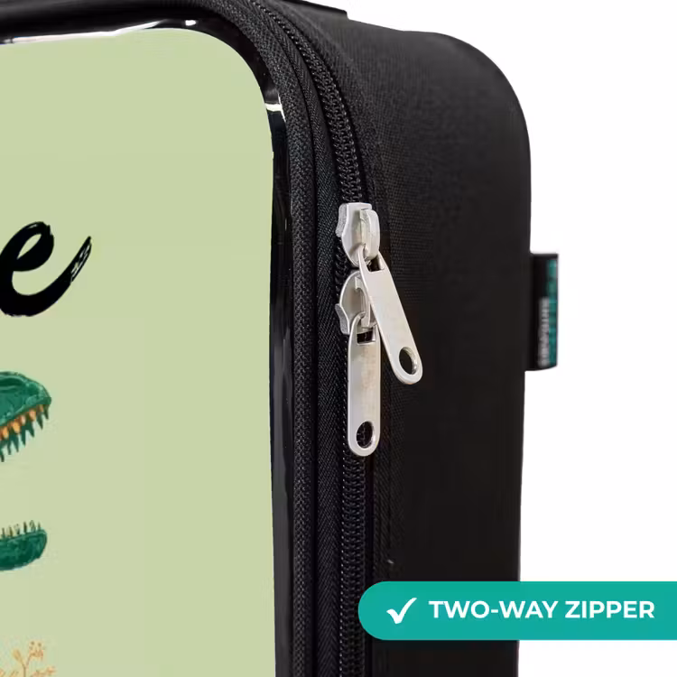 Children's suitcase with name - Dino - Nature - Green — 6