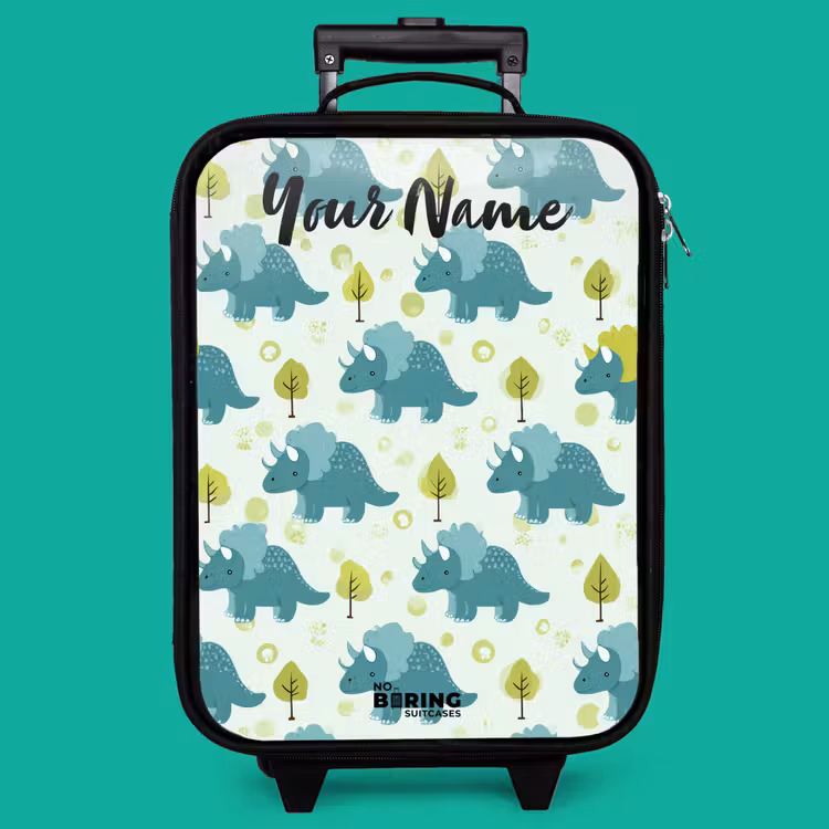 Children's suitcase with name - Dinos - Pattern - Nature — 4