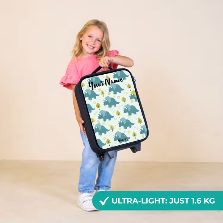 Children's suitcase with name - Dinos - Pattern - Nature — 5