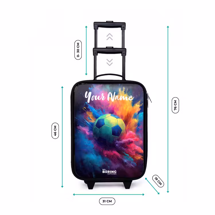 Children's suitcase with name - Neon - Ball - Colorful — 3