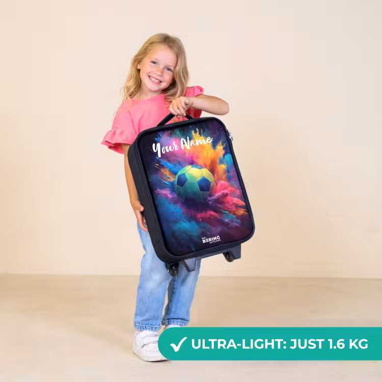 Children's suitcase with name - Neon - Ball - Colorful — 5