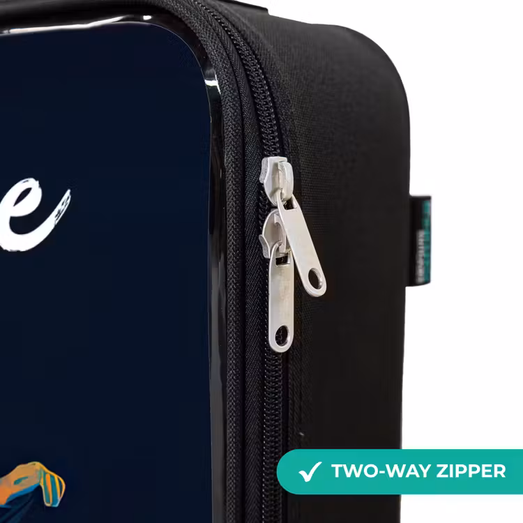 Children's suitcase with name - Neon - Footballer - Colorful — 6
