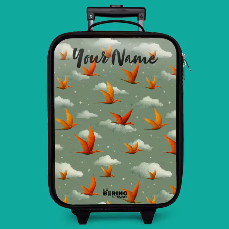 Children's suitcase with name - Pattern - Dino - Pterosaurs — 4