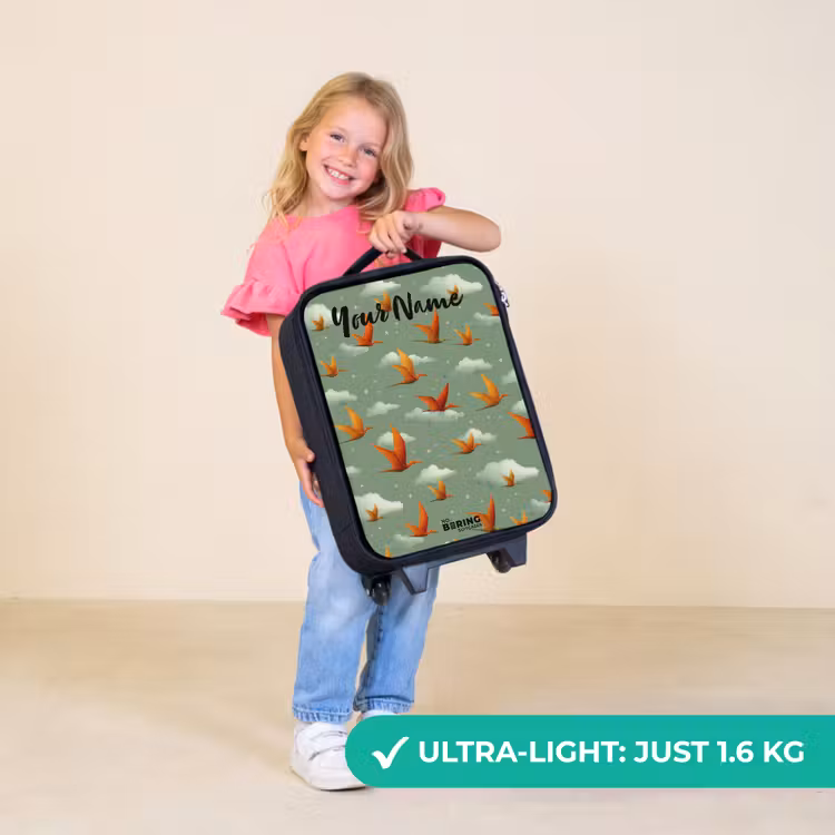 Children's suitcase with name - Pattern - Dino - Pterosaurs — 5
