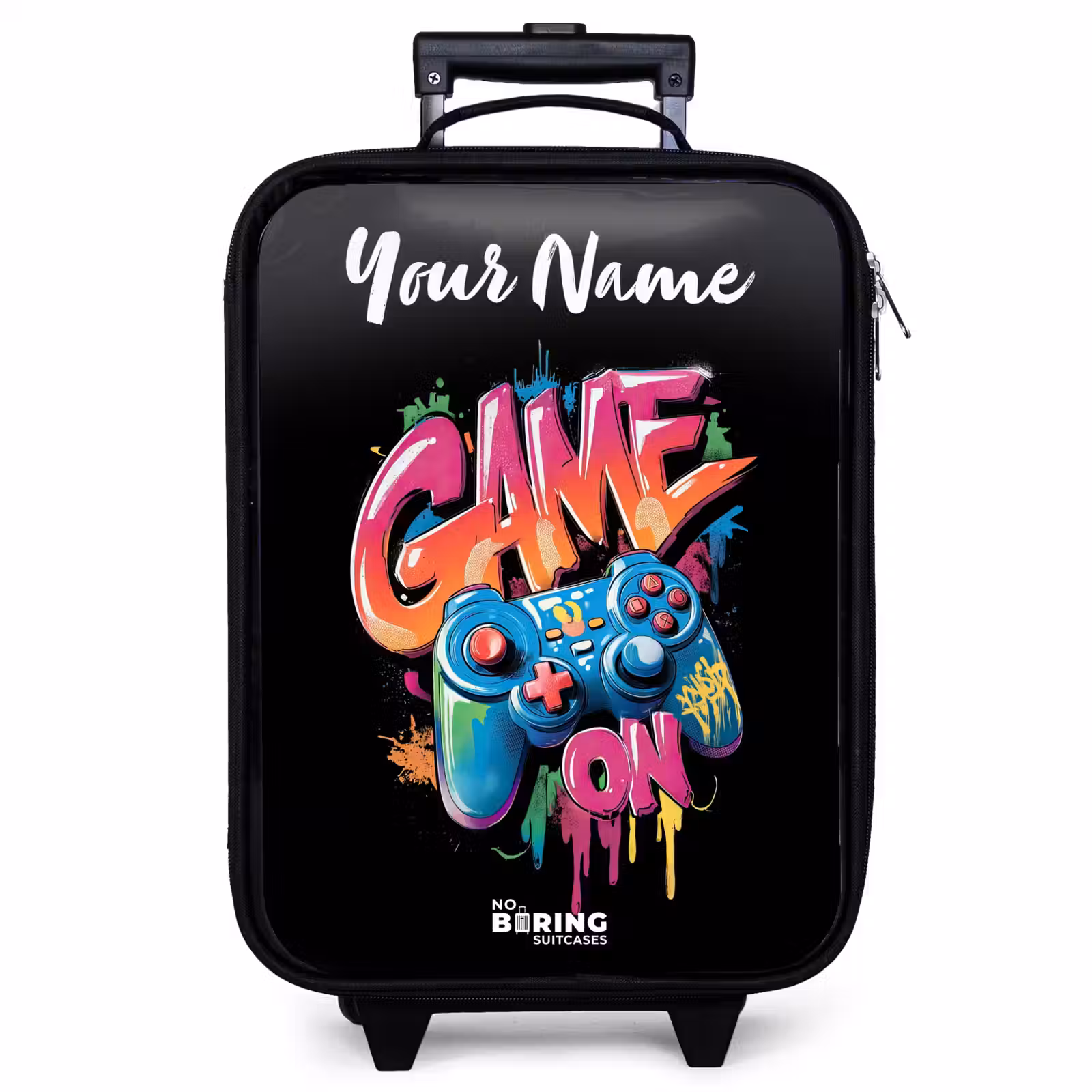 Children's suitcase with name - Controller - Game - Graffiti - Text — 1
