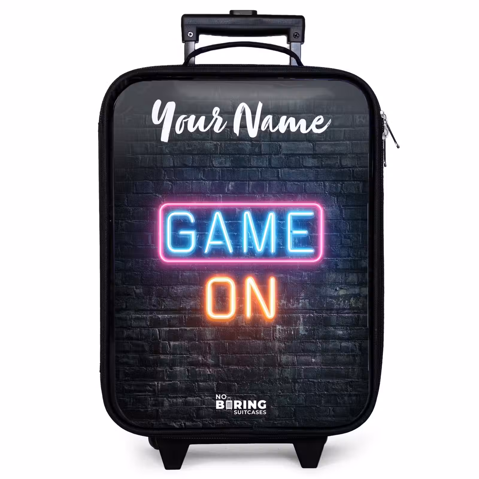 Children's suitcase with name - Game - Neon - Wall — 1