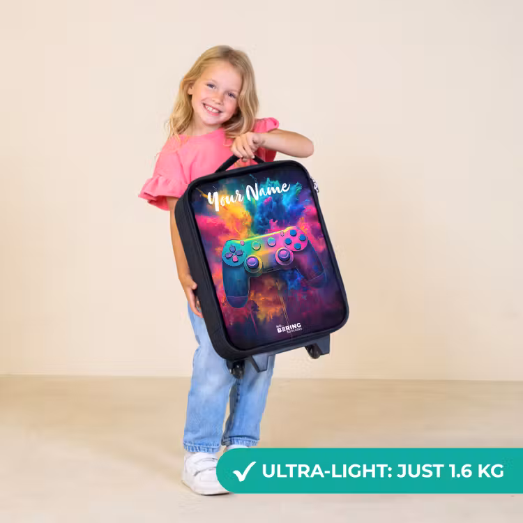 Children's suitcase with name - Game - Controller - Colorful - Explosion — 5