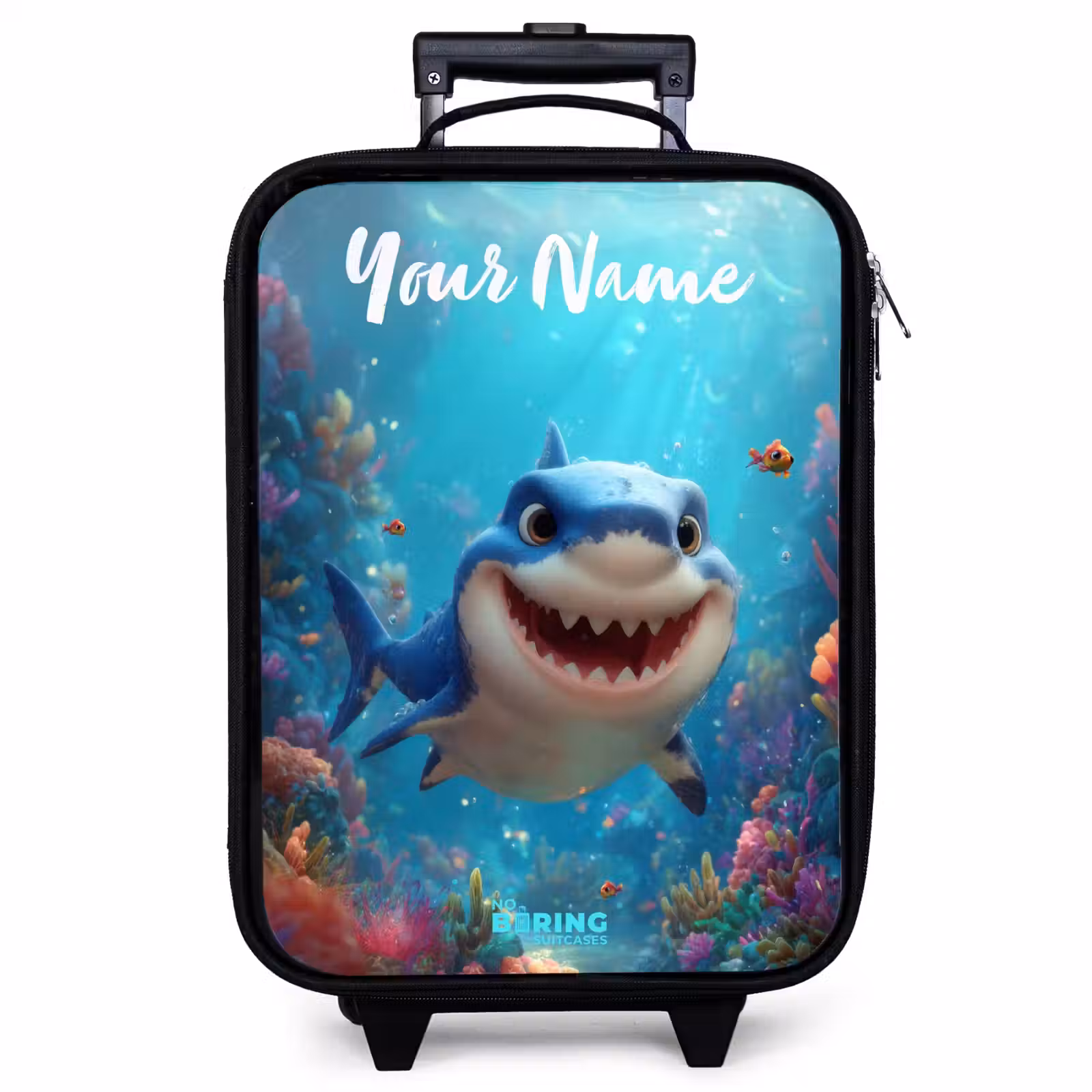 Children's suitcase with name - Reef - Coral - Shark - Animal — 1