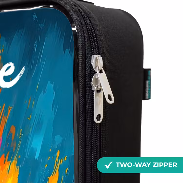 Children's suitcase with name - Abstract - Tractor - Groen — 6