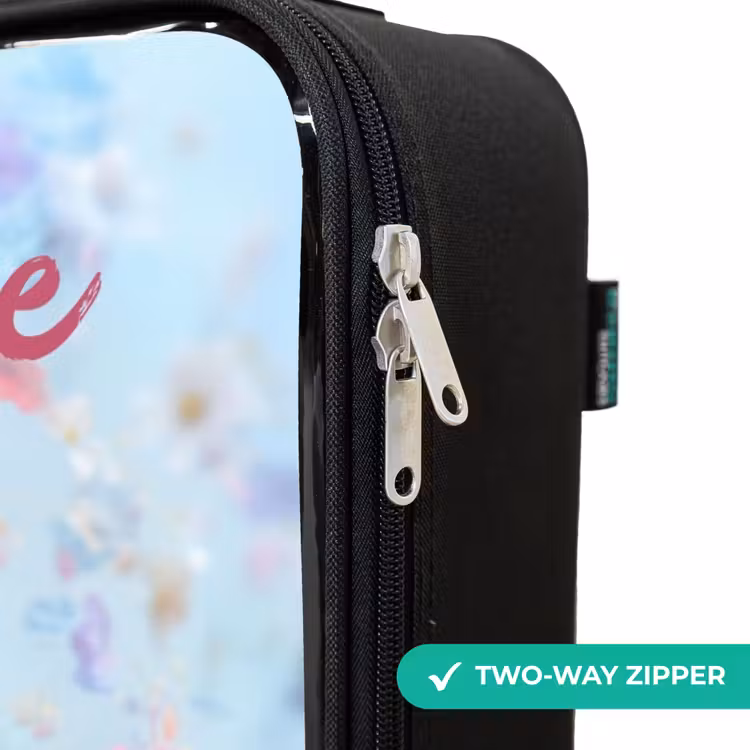 Children's suitcase with name - Butterfly Fairy in Flower Air — 6