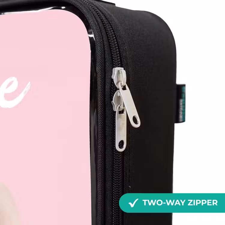Children's suitcase with name - Elephant - Gray - Baby - Trunk — 6