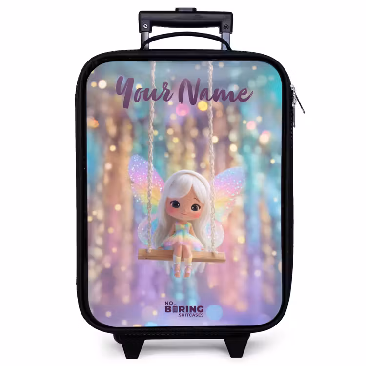 Children's suitcase with name - Fairy - Elf - Rainbow — 1