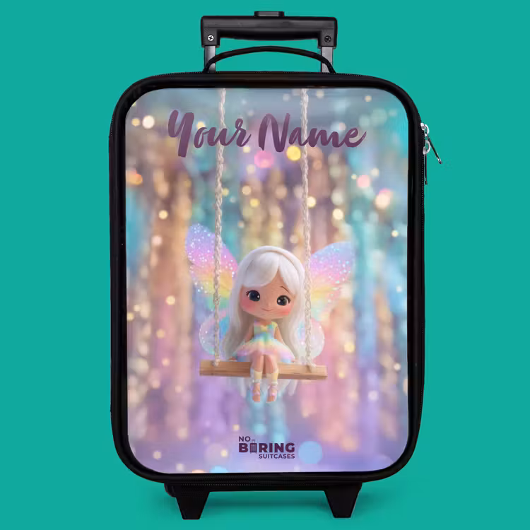 Children's suitcase with name - Fairy - Elf - Rainbow — 4