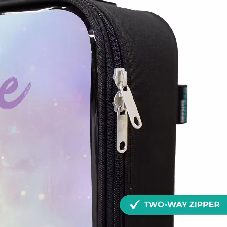 Children's suitcase with name - Flower fairy in pastel shine — 6