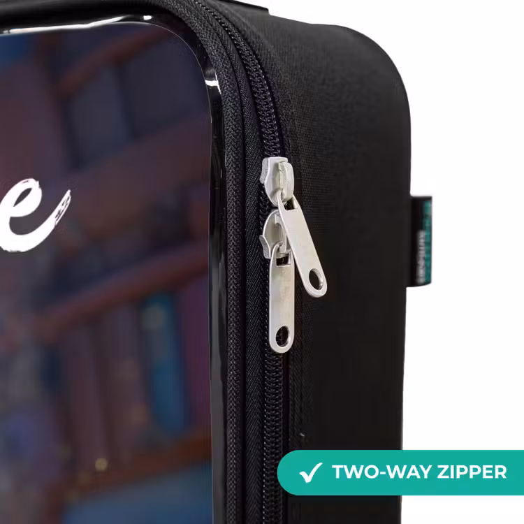 Children's suitcase with name - Little enchantress in library — 6