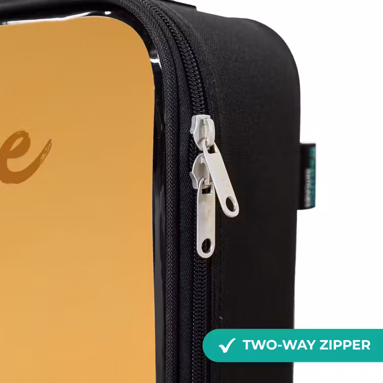 Children's suitcase with name - Monster - Creature - Flower - Yellow — 6