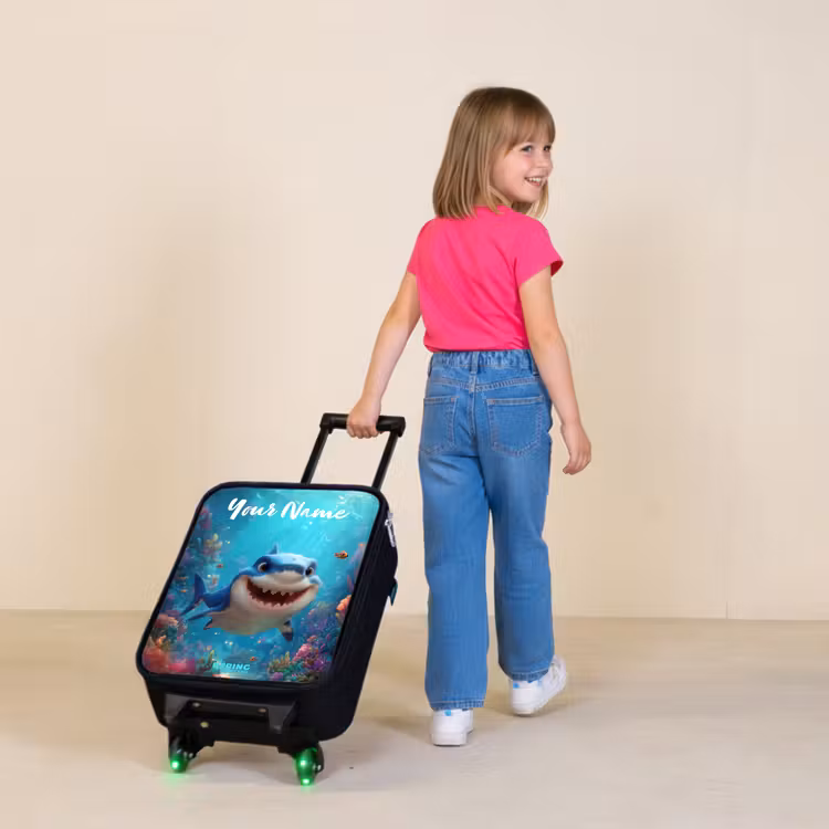 Children's suitcase with name - Reef - Coral - Shark - Animal — 2