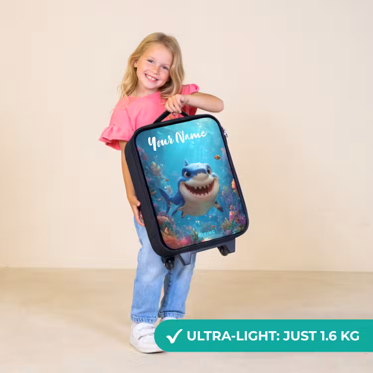Children's suitcase with name - Reef - Coral - Shark - Animal — 5