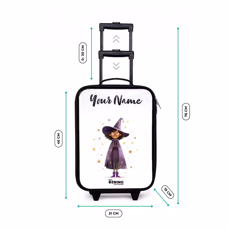 Children's suitcase with name - The purple wizard's cloak — 3