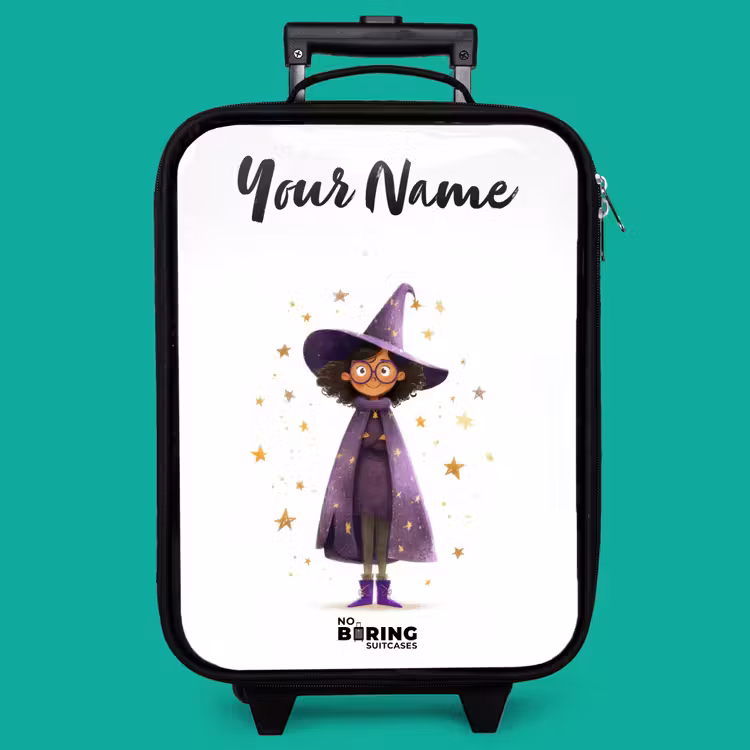 Children's suitcase with name - The purple wizard's cloak — 4