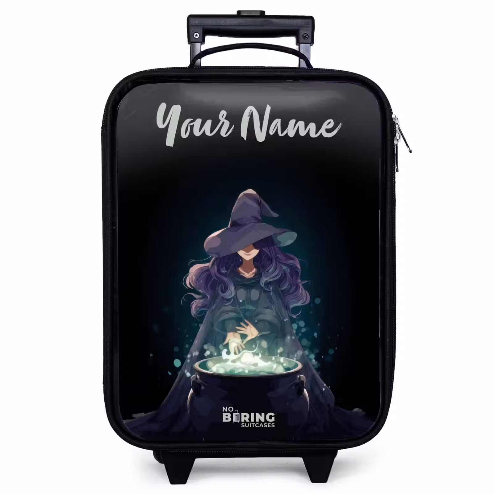 Children's suitcase with name - Witch - Cauldron - Magic — 1