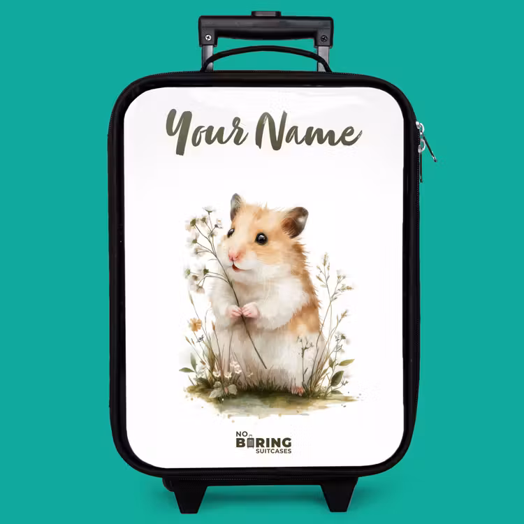 Children's suitcase with name - Animal - Nature - Hamster — 4