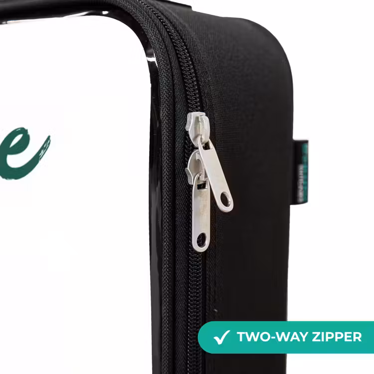 Children's suitcase with name - Floating green elf — 6