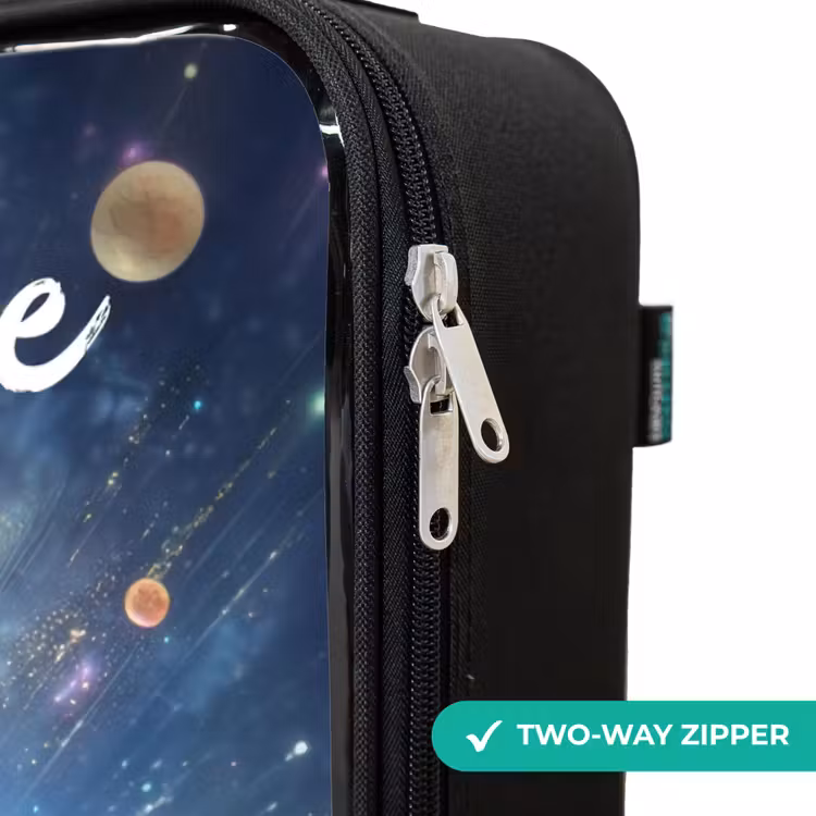 Children's suitcase with name - Merry alien friends — 6