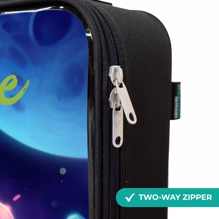 Children's suitcase with name - Merry Meeting in Space — 6