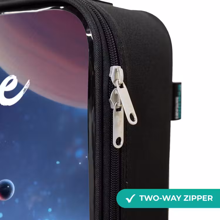 Children's suitcase with name - Red Space Being in Cosmic Dance — 6