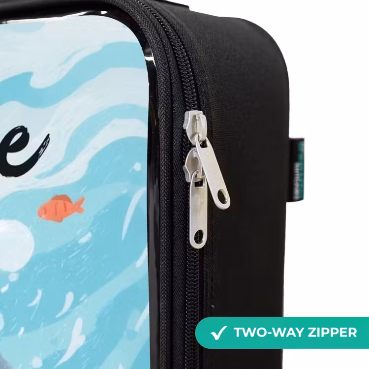 Children's suitcase with name - Shark - Water - Sea — 6
