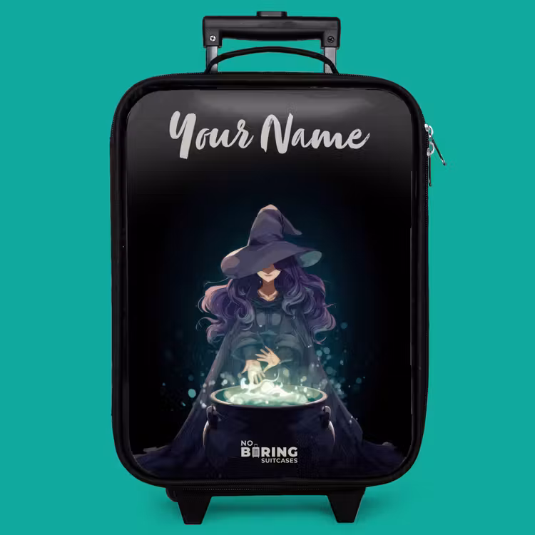 Children's suitcase with name - Witch - Cauldron - Magic — 4