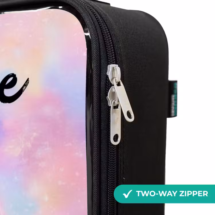 Children's suitcase with name - Girl - Unicorn - Pink — 6