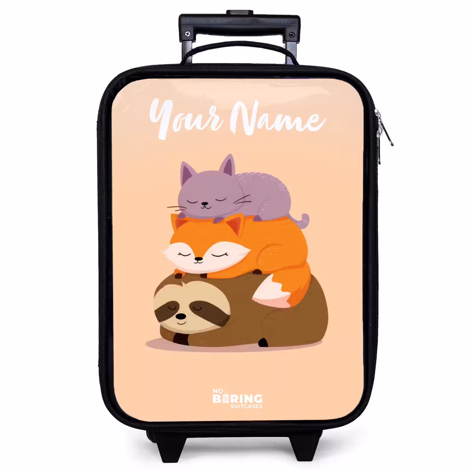 Children's suitcase with name - Animals - Sleep - Together — 1