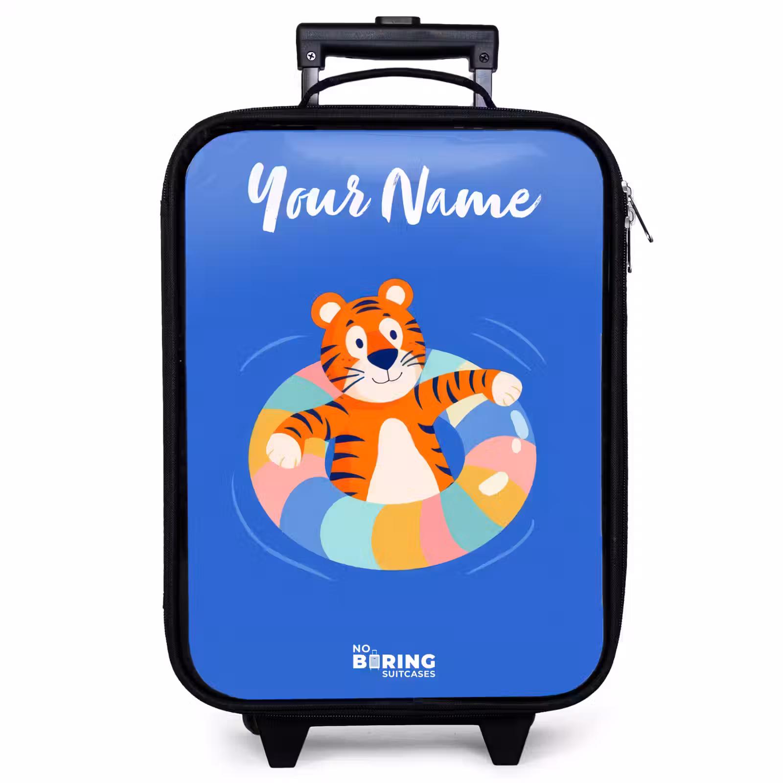 Children's suitcase with name - Tiger - Swimming Band - Water — 1