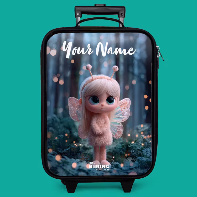 Children's suitcase with name - Fairy - Forest - Glitters — 4