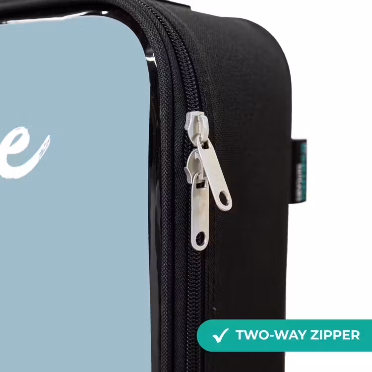 Children's suitcase with name - Fox - Airplane - Flies — 6