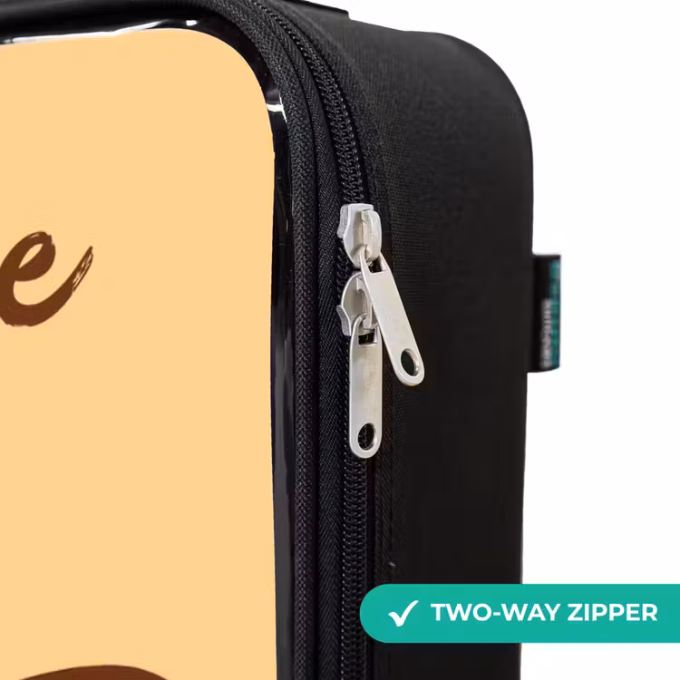 Children's suitcase with name - Kawai - Cow - Brown — 6
