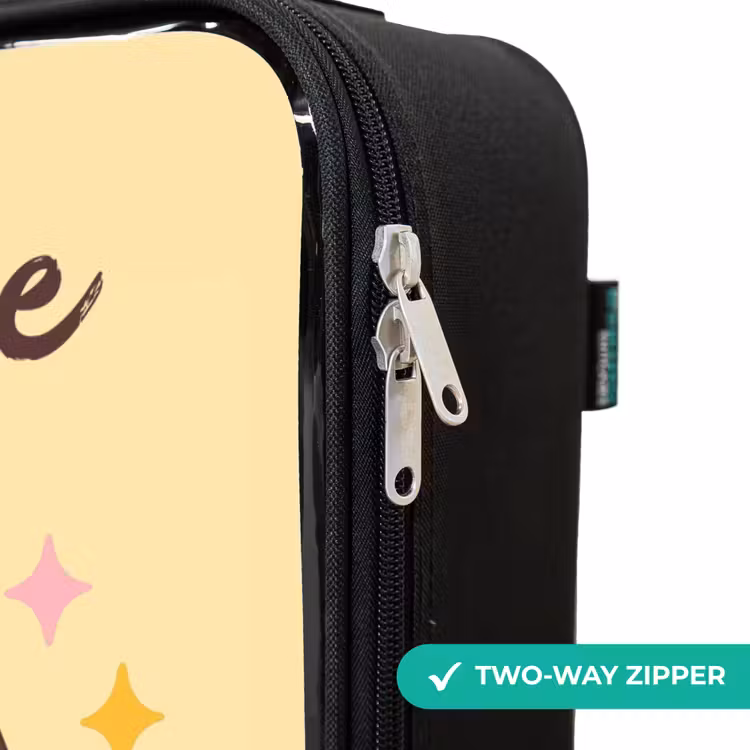 Children's suitcase with name - Kawai - Penguin - Roller skates — 6