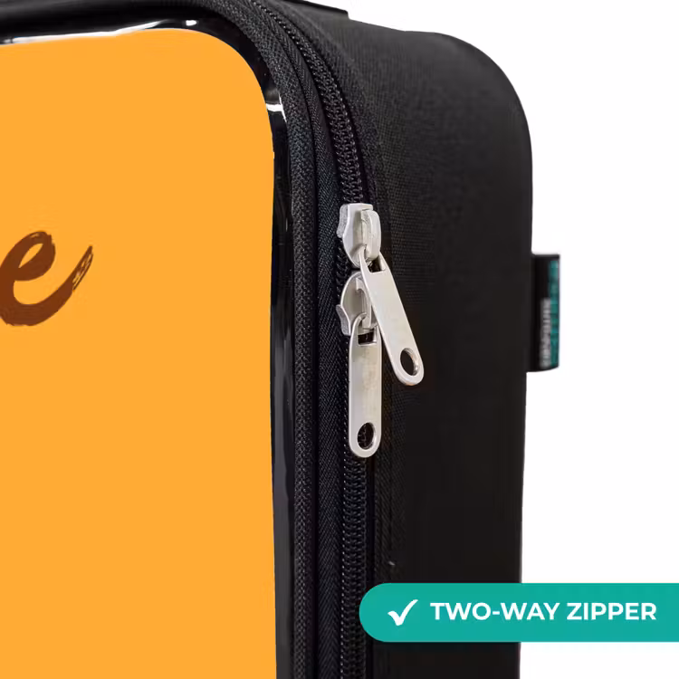 Children's suitcase with name - Kawai - Tiger - Orange — 6