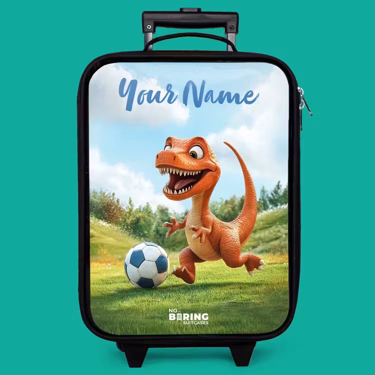 Children's suitcase with name - Soccer - Dino - Sports — 4
